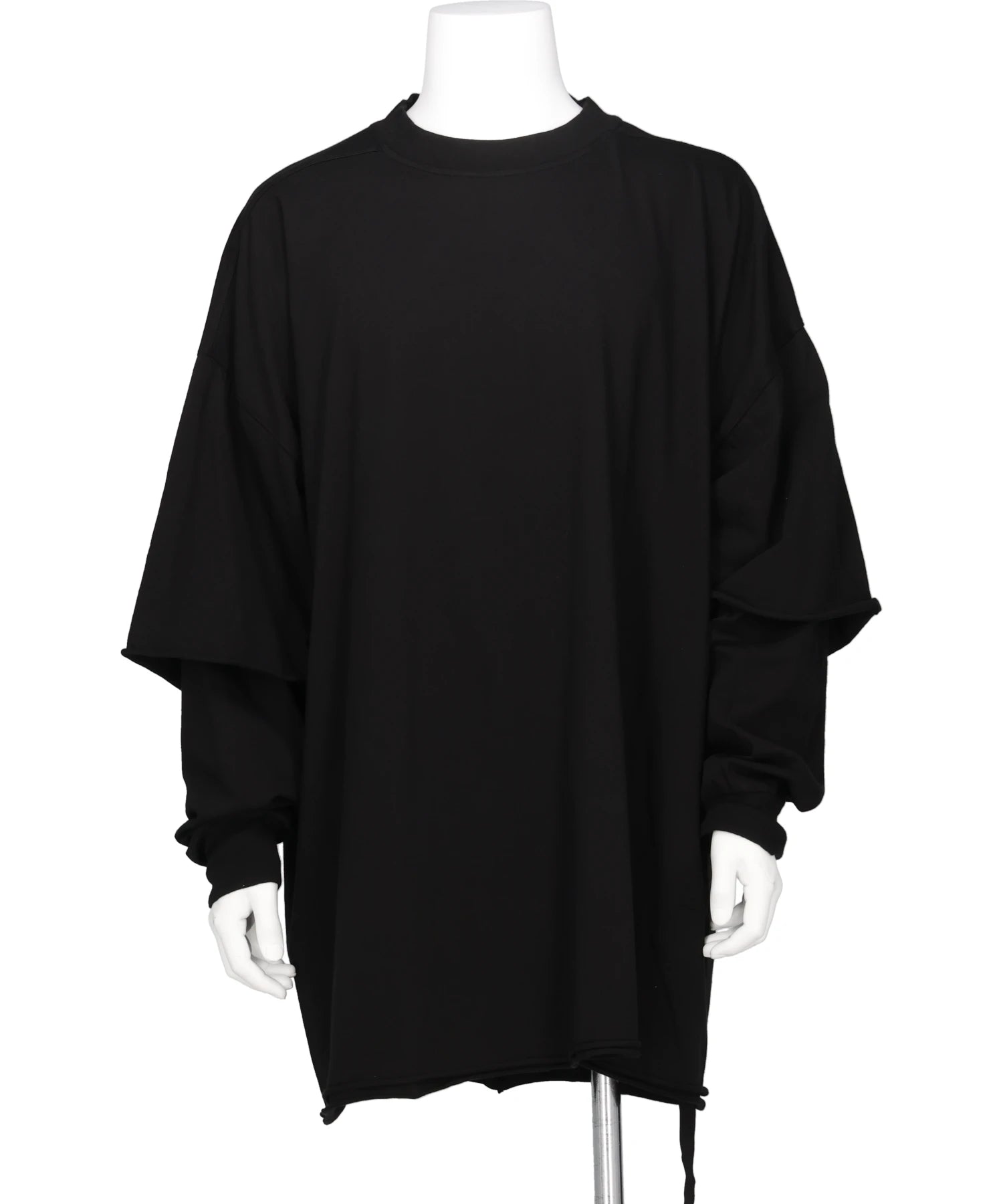 DRKSHDW ダークシャドウ CROPPED SWEAT コーティング加工 クロッド クルーネックスウェットトレーナー ブラック DS02B4223-JRU DRKSHDW(ダークシャドウ) 2026SS TOMMY HUSTLER SWEAT - BLACK