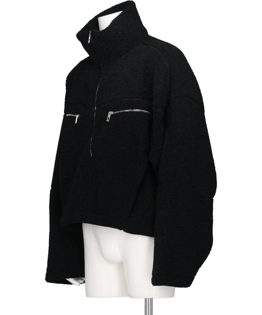 HALF-ZIP SHERPA SWEATSHIRT