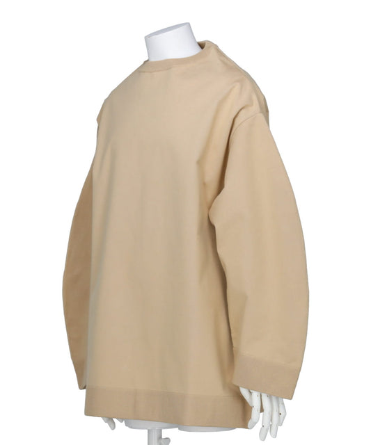 STONE WASHED COTTON SWEAT