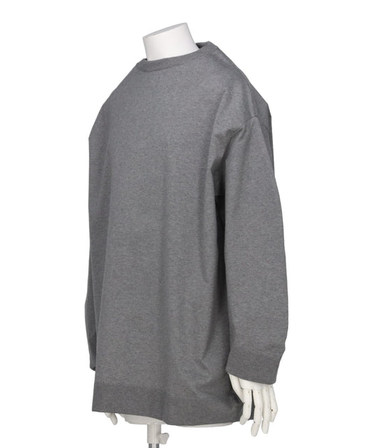 STONE WASHED COTTON SWEAT