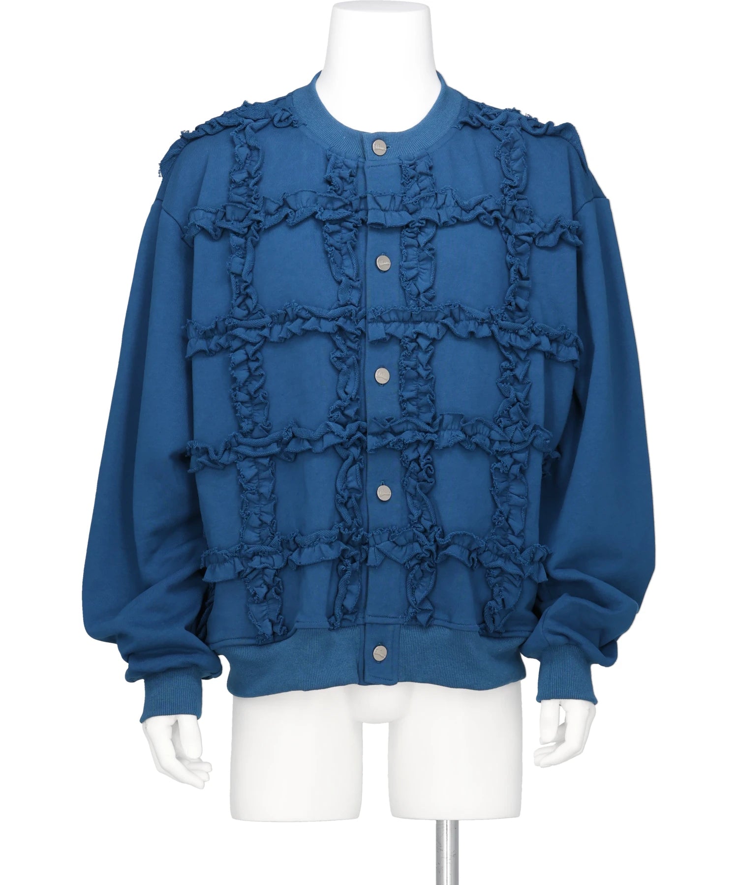 VIVIANO(ヴィヴィアーノ) 2026SS RUFFLE JERSEY CARDIGAN *VM-SS26-T02 VIVIANO(ヴィヴィアーノ) 2026SS RUFFLE JERSEY CARDIGAN *VM-SS26-T02