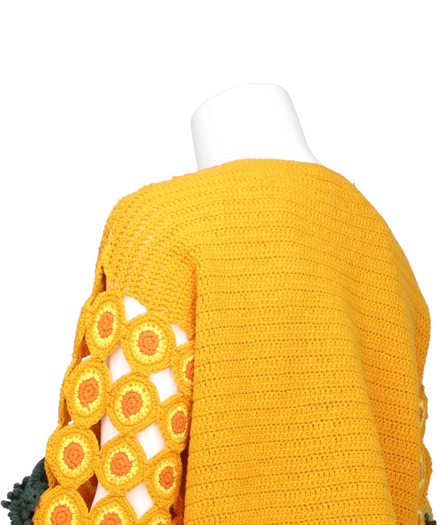 SLICED CARROT CROCHET CARDIGAN