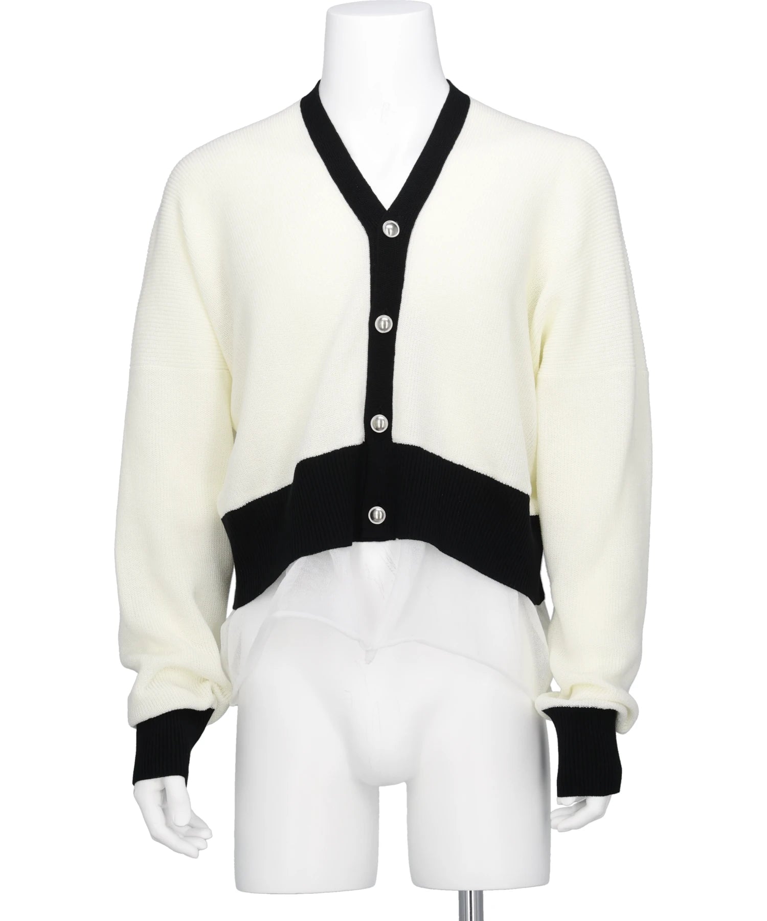sulvam(サルバム) 2026SS LAYERED SHORT CARDIGAN WX-K02-830