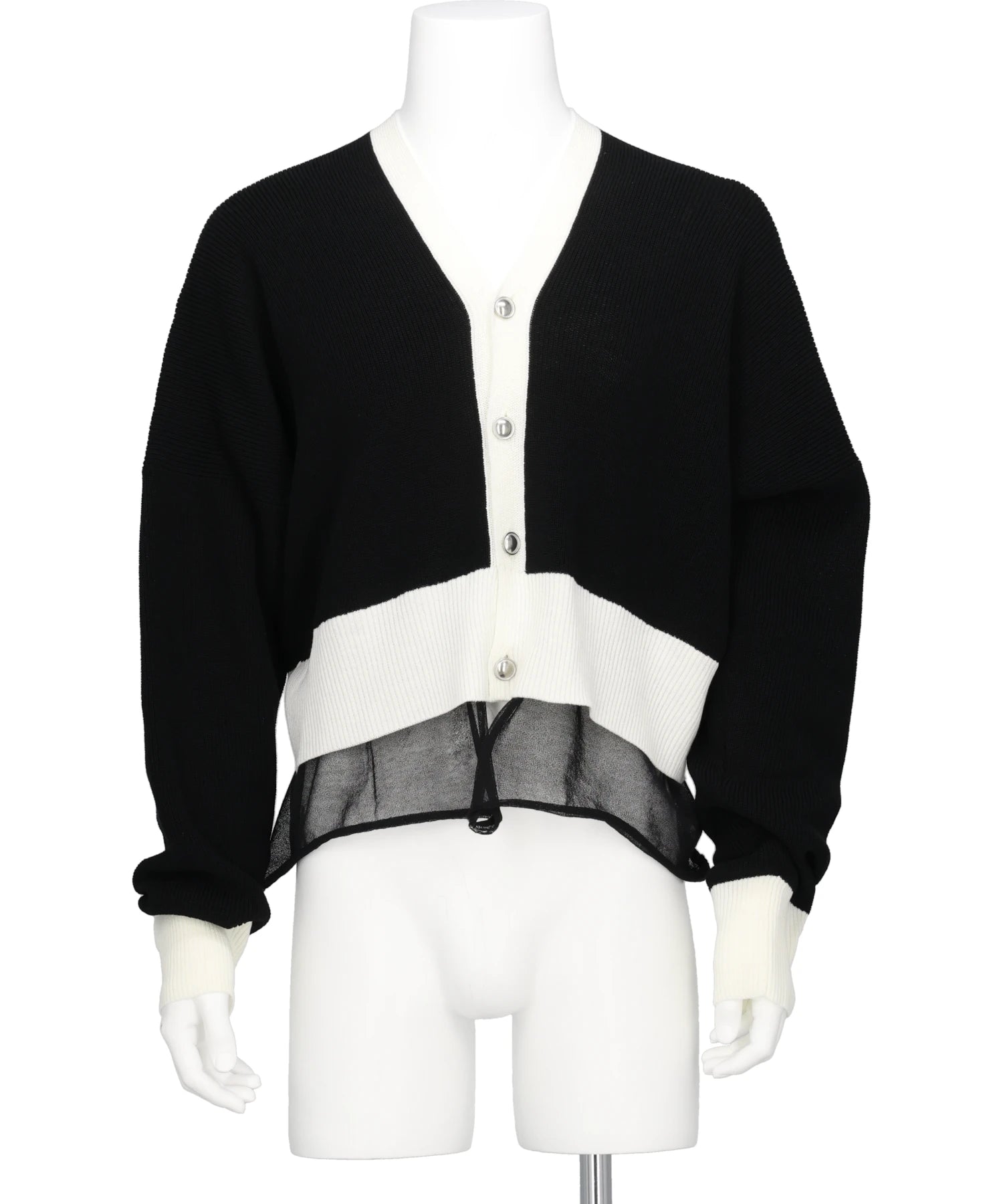 sulvam(サルバム) 2026SS LAYERED SHORT CARDIGAN WX-K02-830