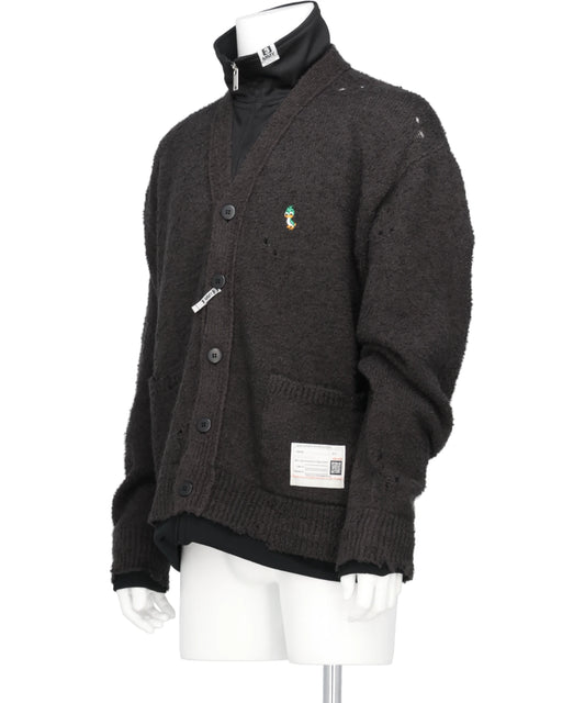 LAYERED KNIT CARDIGAN