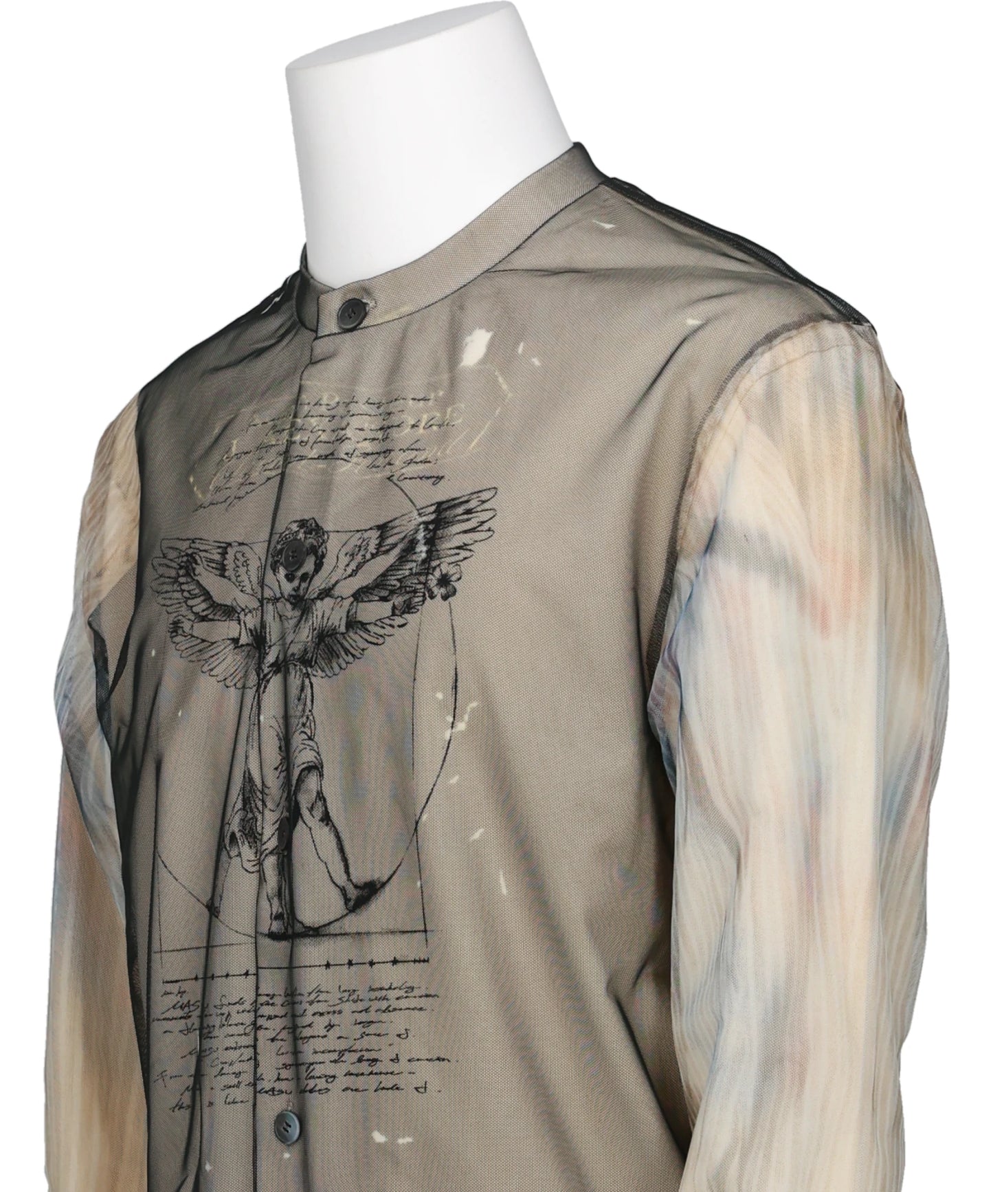 ANGEL DIAGRAM LAYERED CARDIGAN