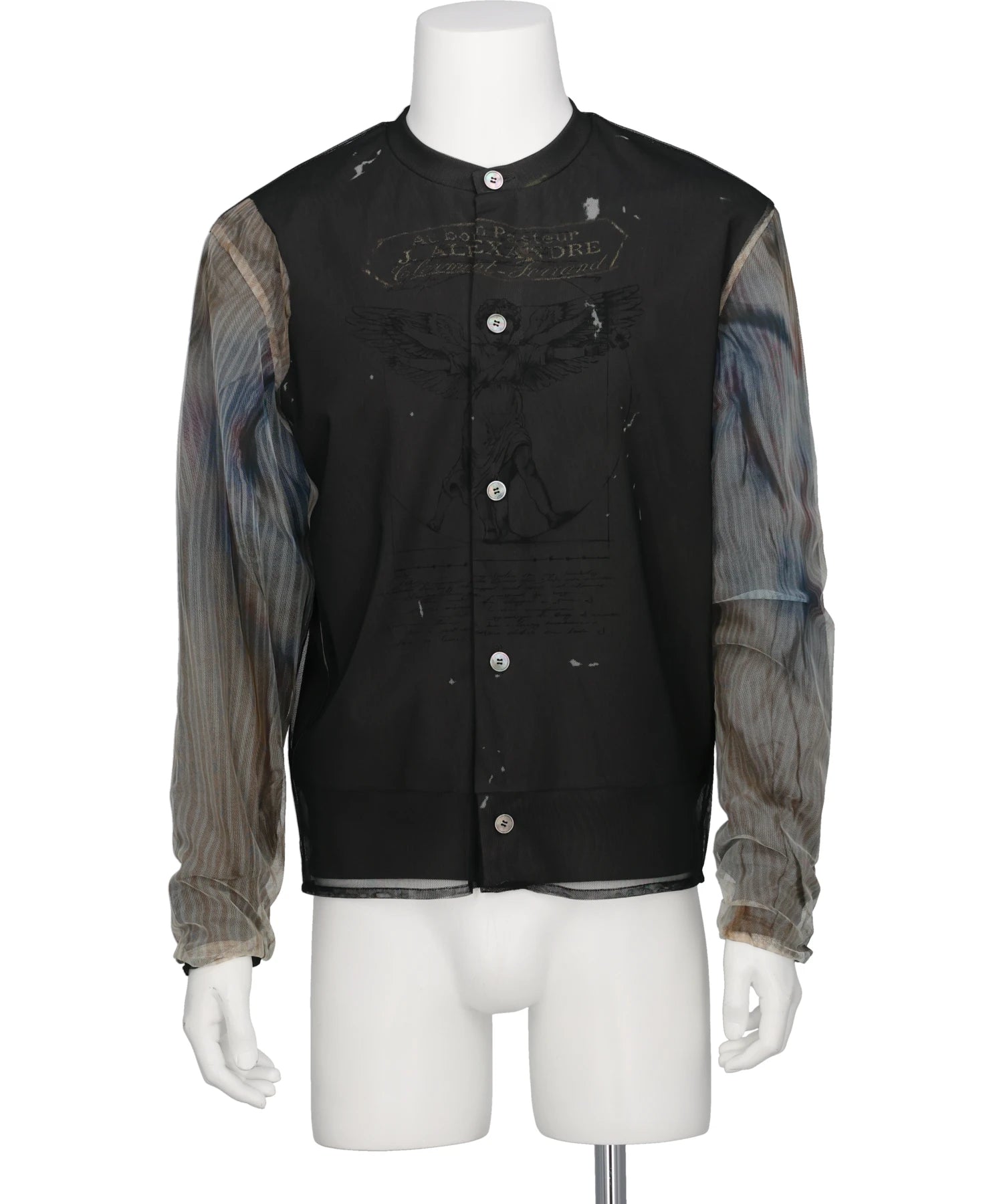 【26AW】MASU ANGEL DIAGRAM LAYERD CARDIGAN MASU(エムエーエスユー) 2026AW ANGEL DIAGRAM LAYERED CARDIGAN