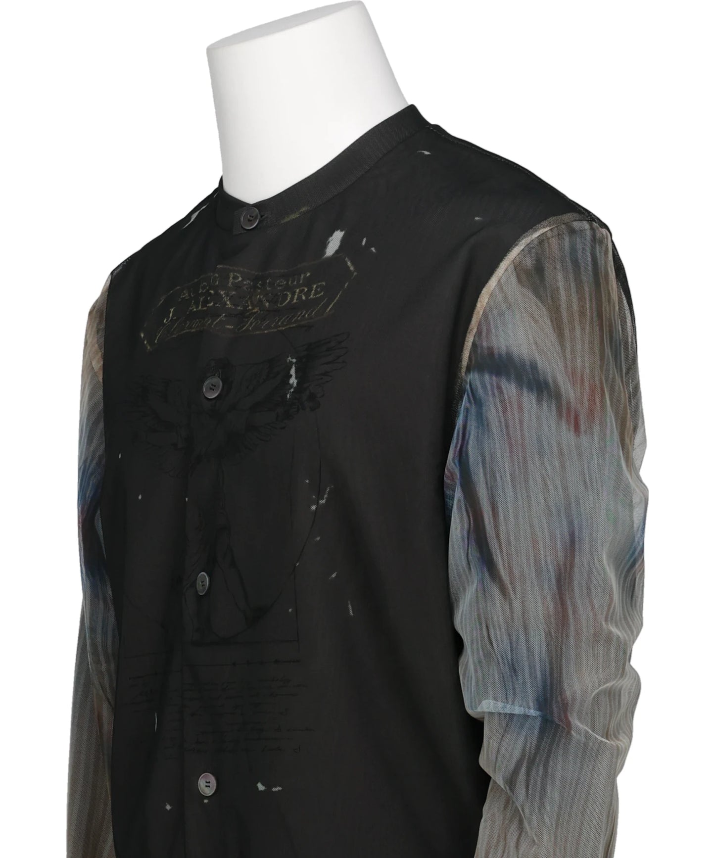 ANGEL DIAGRAM LAYERED CARDIGAN