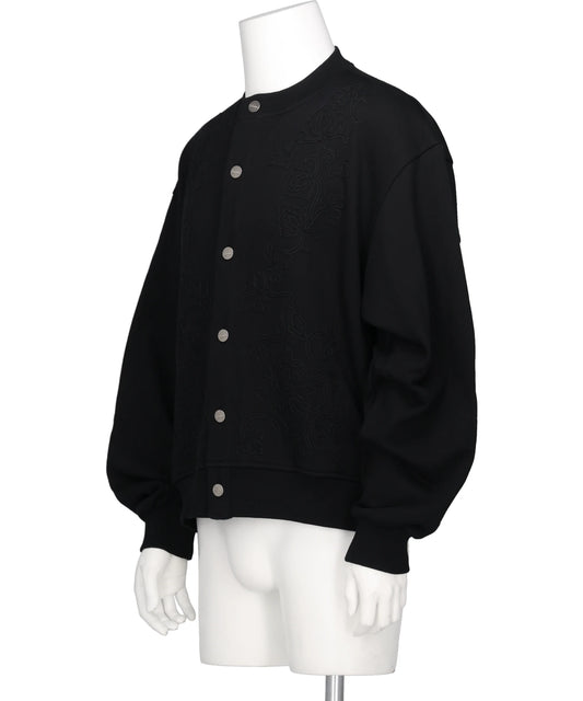 FRENCH CORDED JERSEY CARDIGAN