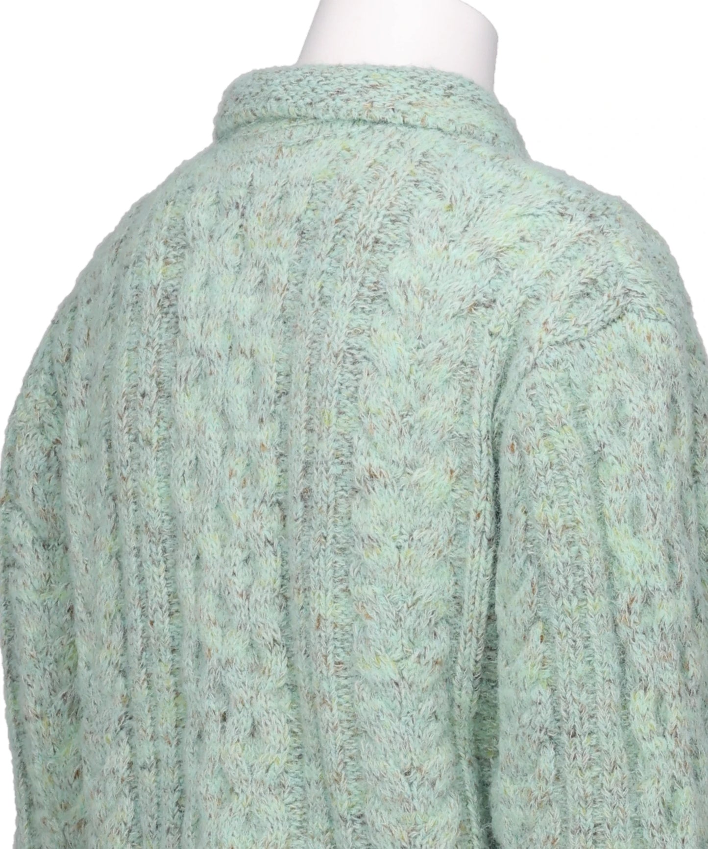 MULTICOLOR CABLE KNIT CARDIGAN
