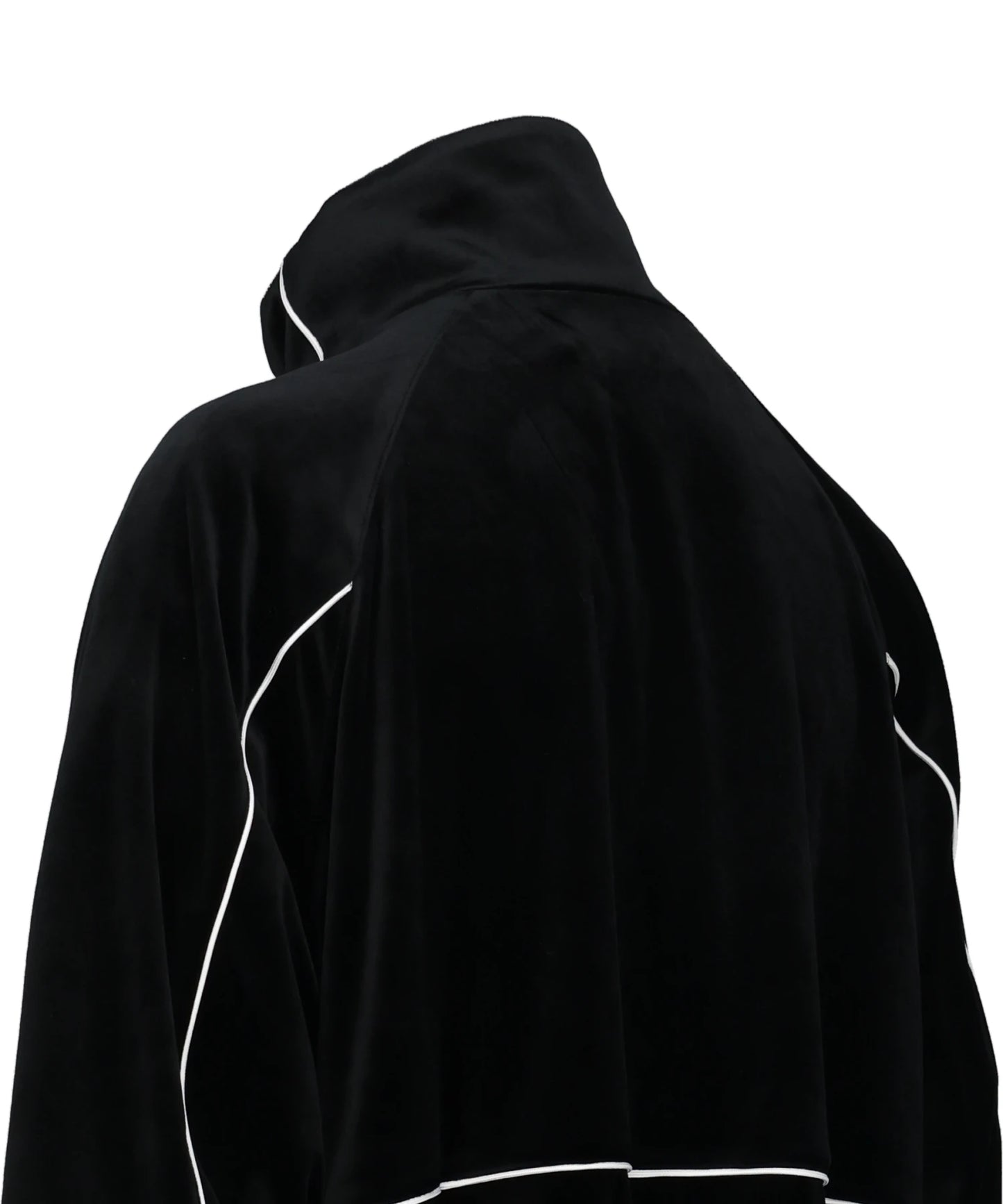 CHEVRON PIPING VELVET TRACK JACKET