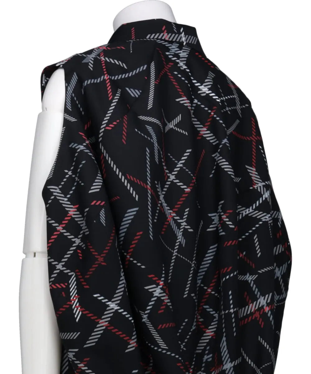 WIND BLOW CHECK BALL JACKET VEST