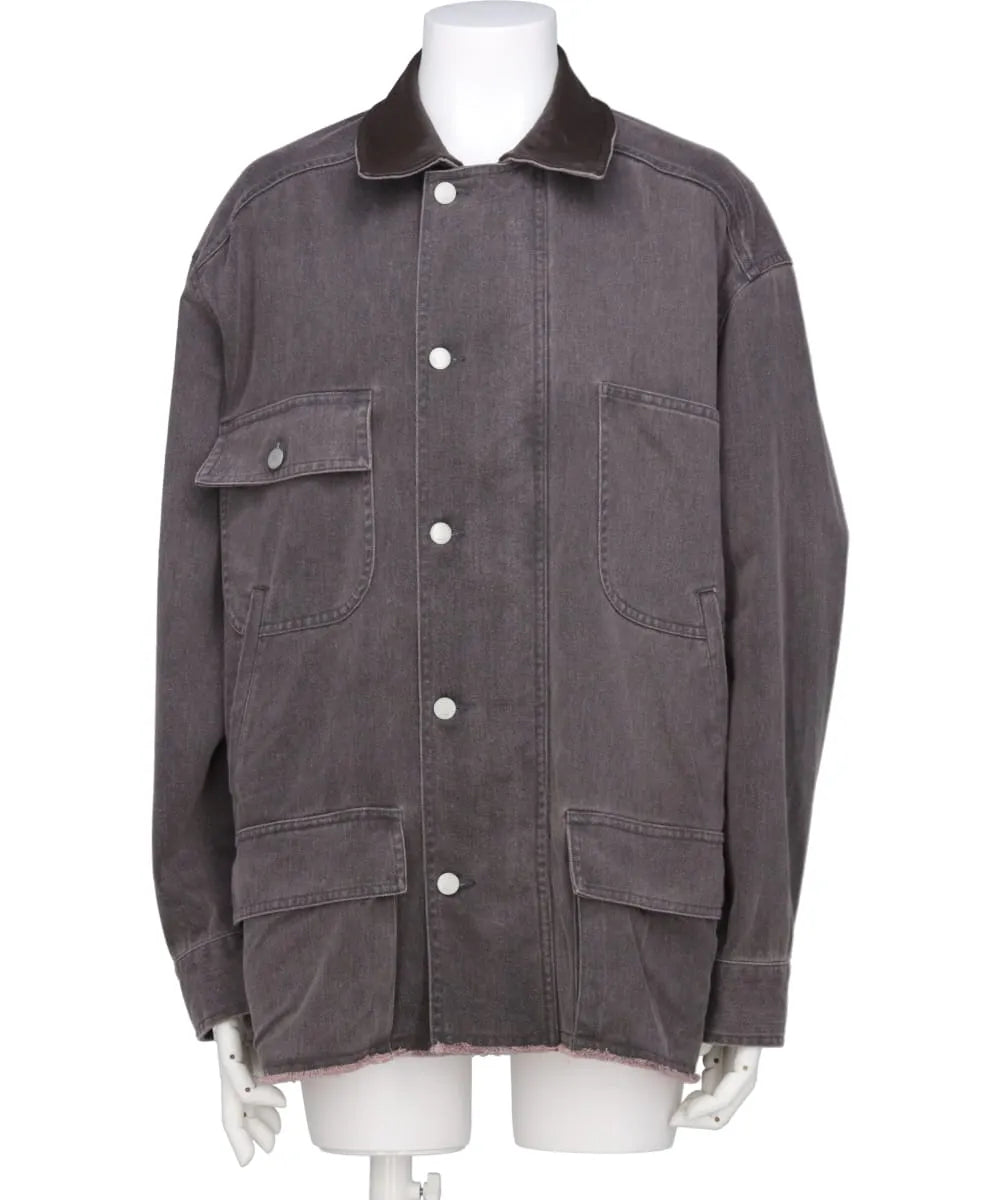COTTON CUT-OFF COVERALL JACKET – MIDWEST ONLINE STORE
