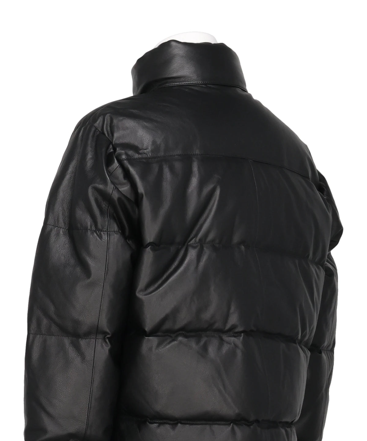 LEATHER DOWN JACKET