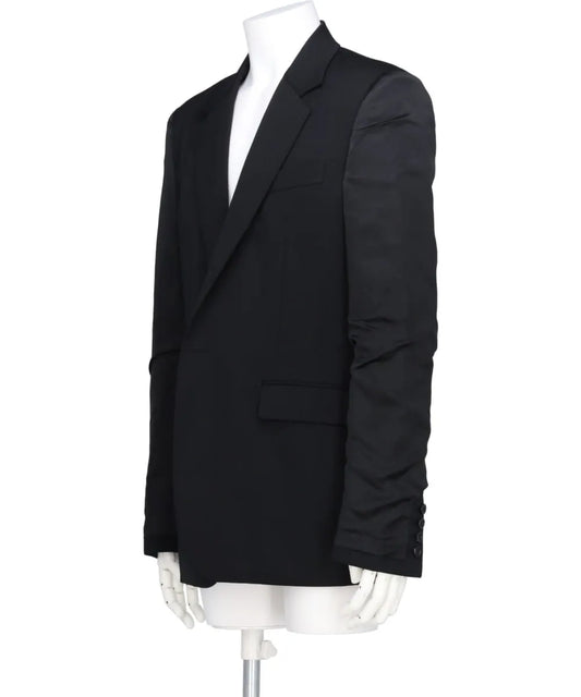 DOESKIN INSIDEOUT SLEEVE SINGLE BREASTED JACKET