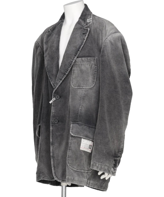 DISTRESSED CORDUROY BLAZER