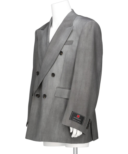 FADED SPRAY-DYE DOUBLE JACKET