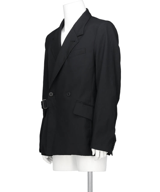 WRINKLED DOUBLE - BREASTED JACKET