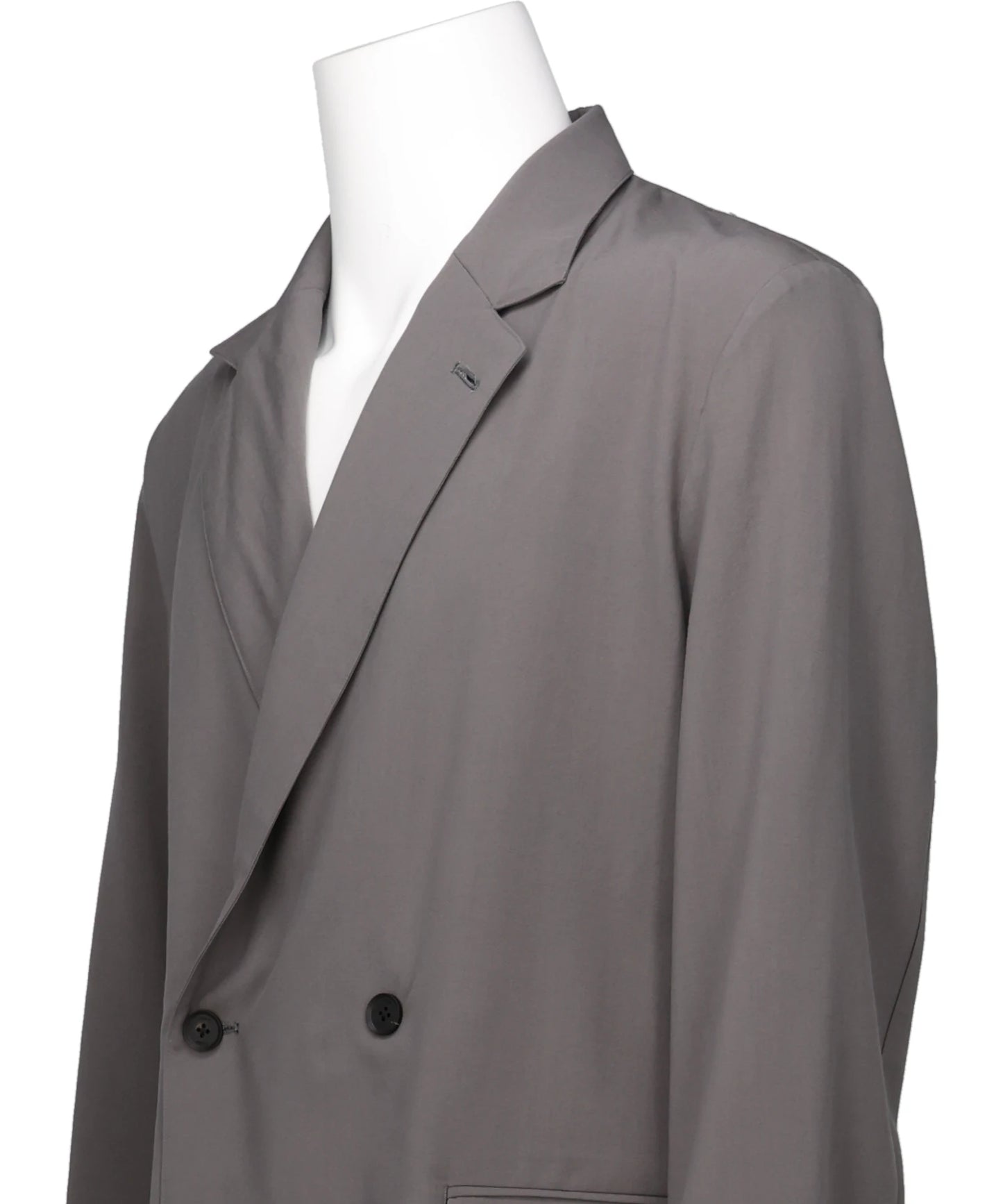 WOOL WASHER TROPICAL DOUBLE BREASTED JACKET