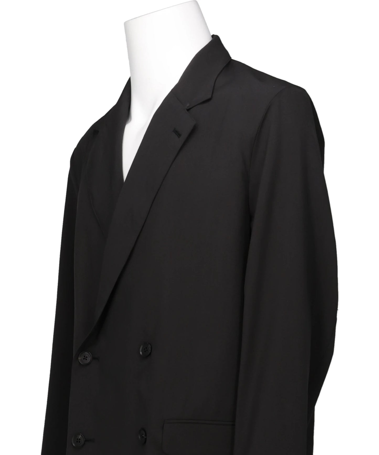 WOOL WASHER TROPICAL DOUBLE BREASTED JACKET