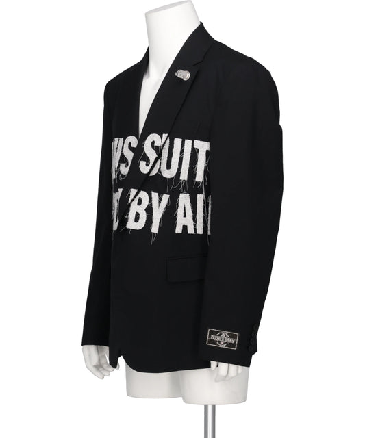 AIR YARN EMBROIDERY TAILORED JACKET