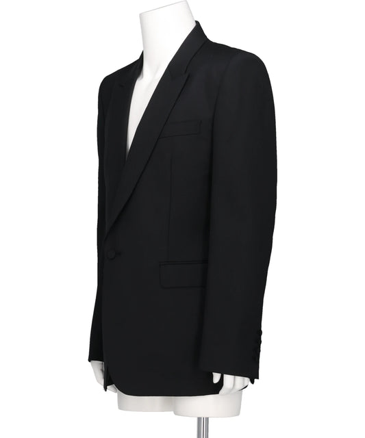 WOOL GABARDINE SINGLE BREASTED JACKET