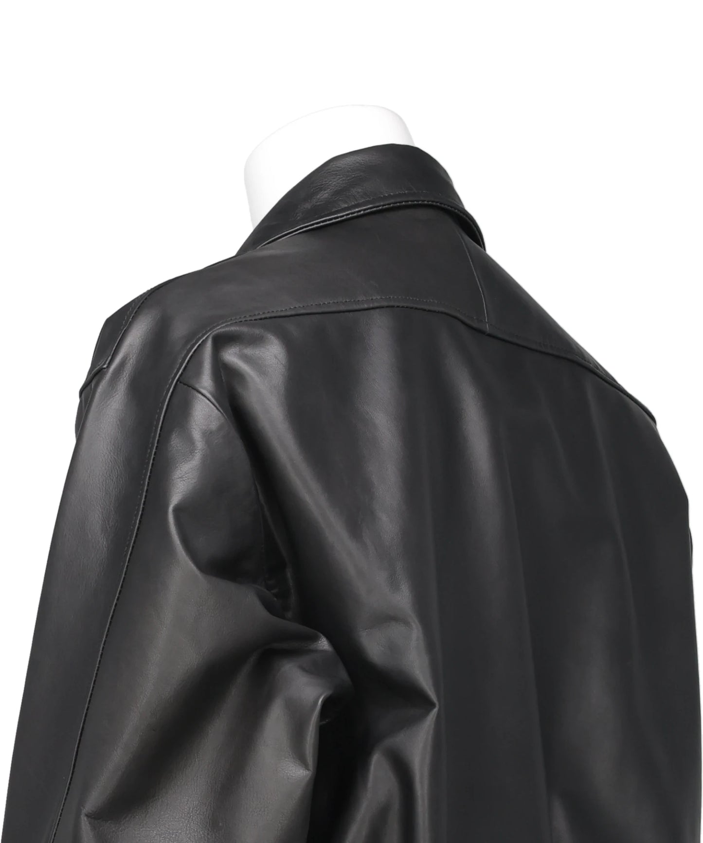 CARF LEATHER TRUCK JACKET