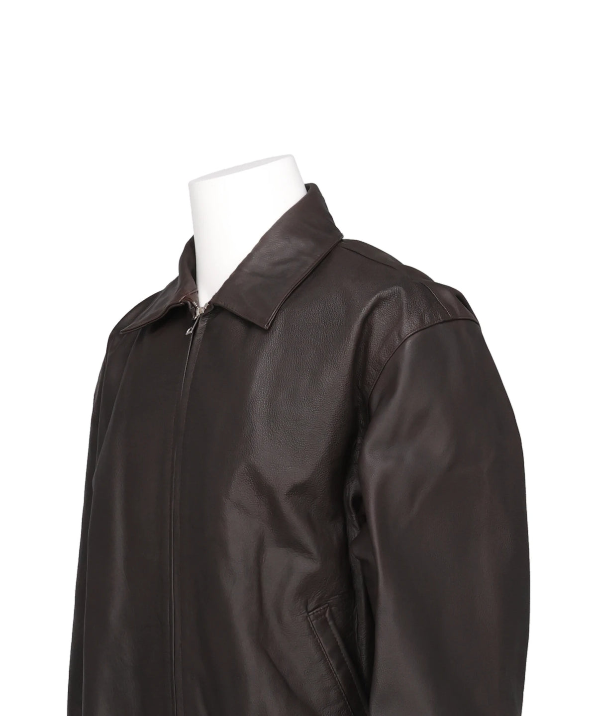 CALF LEATHER SPORTS JACKET