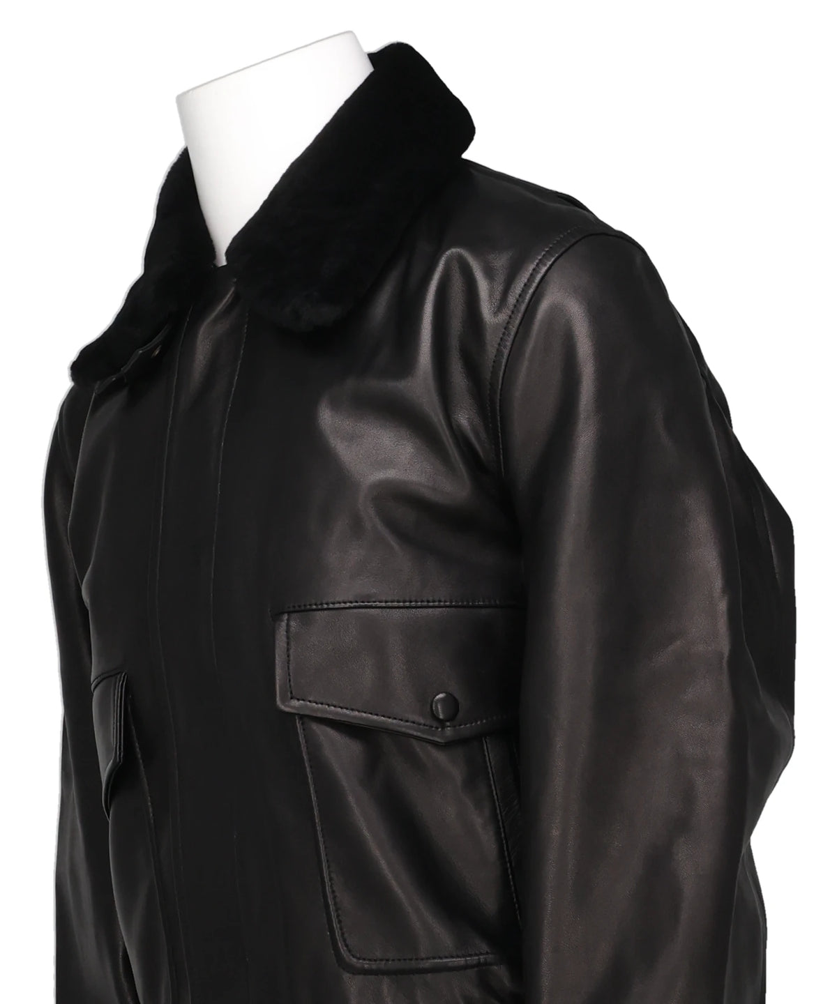 AVIATOR LEATHER JACKET