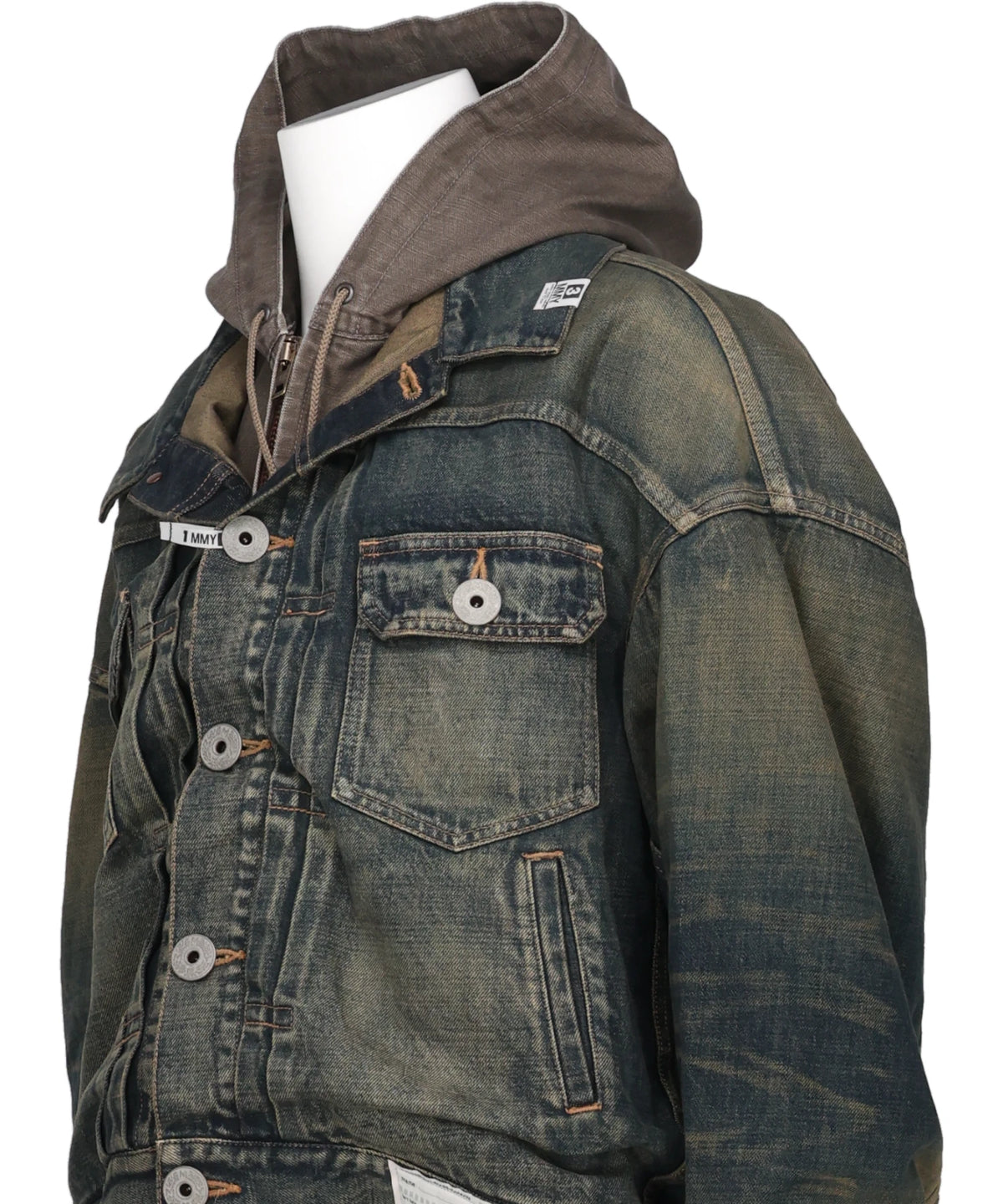 LAYERED DENIM JACKET