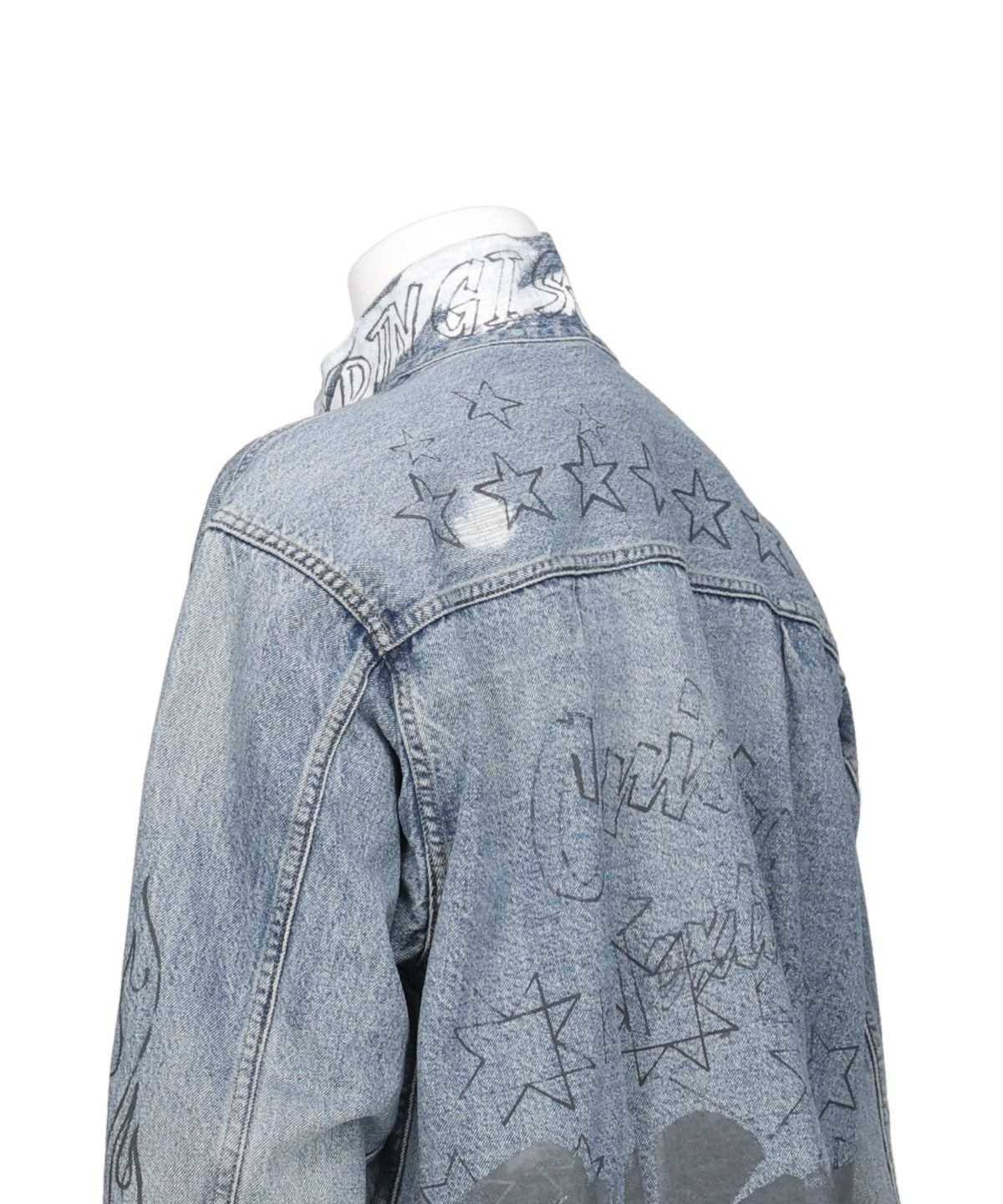CHAIN DENIM BLOUSON