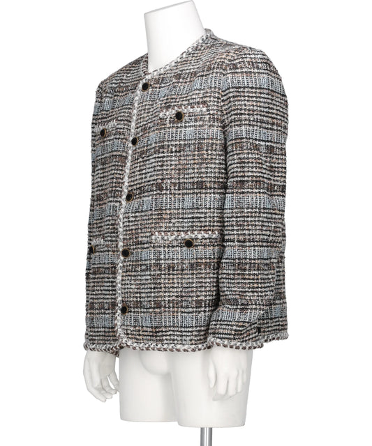 MELANGE TWEED JACKET
