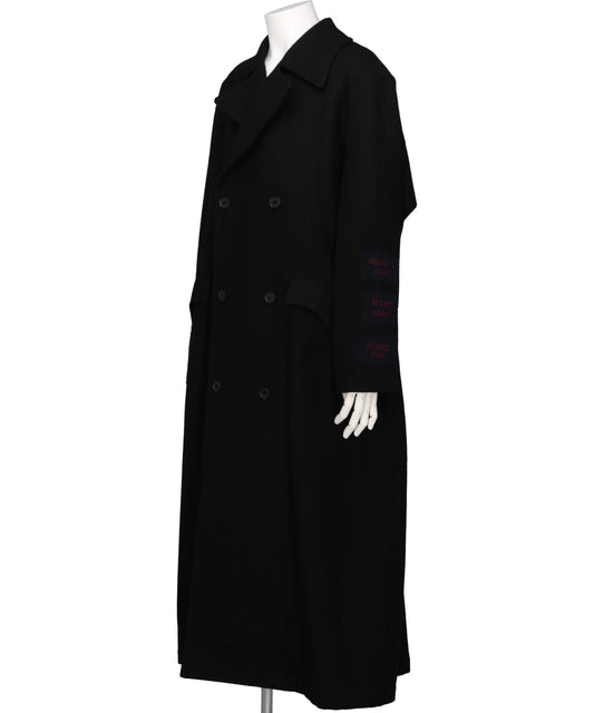 ”BATMAN” DRAPE LONG P-COAT