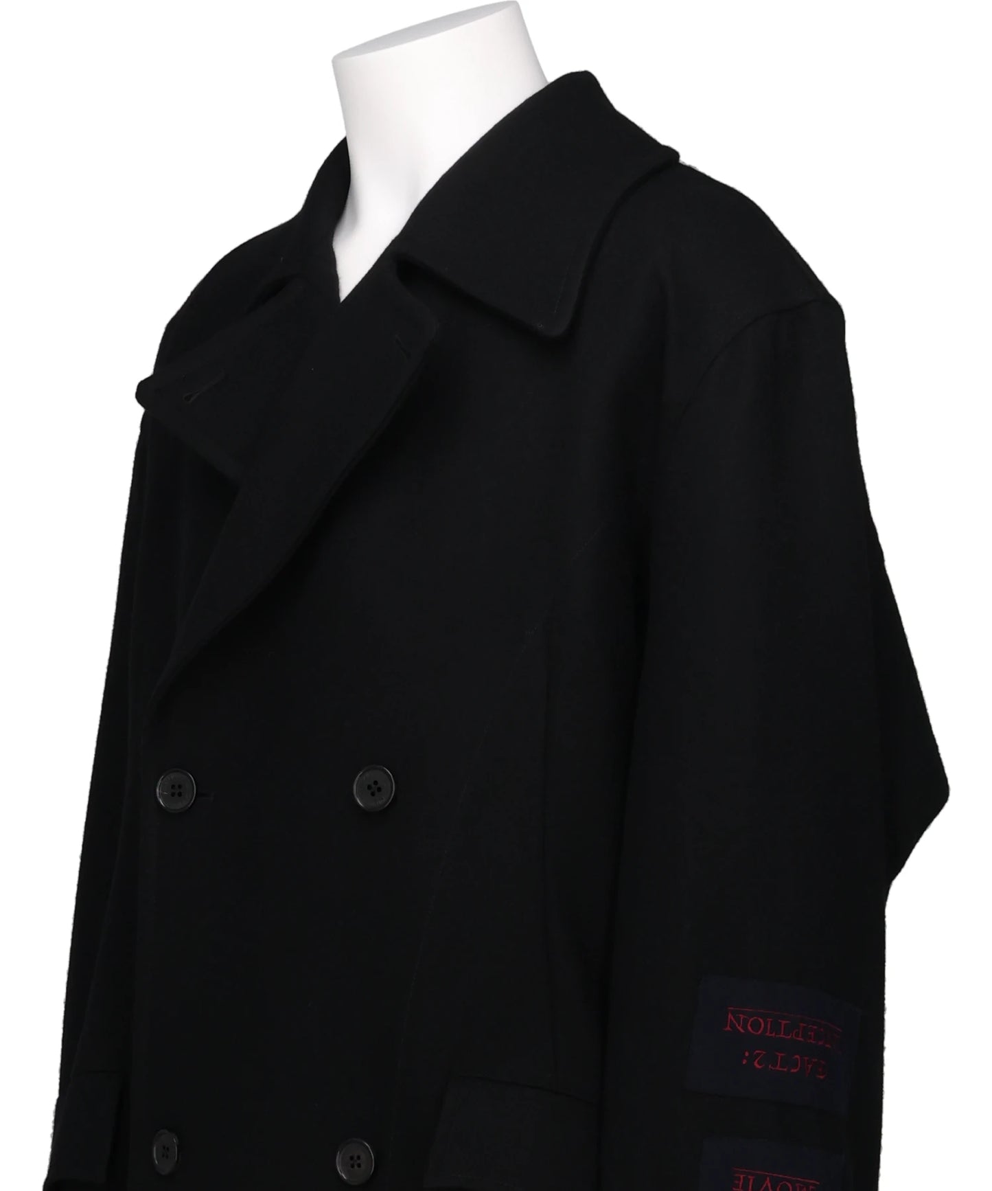 ”BATMAN” DRAPE LONG P-COAT