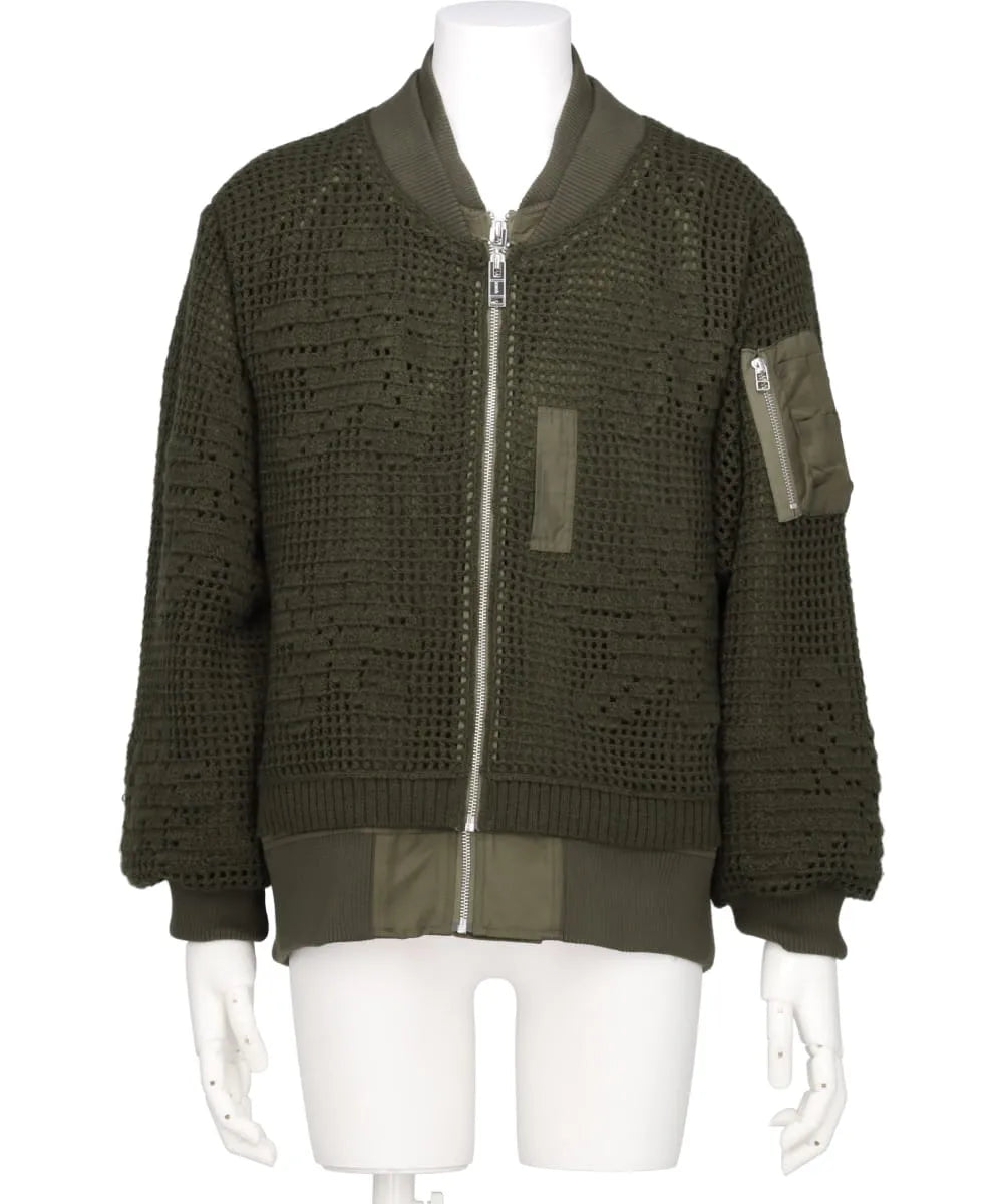 amok カーディガンドッキングMA-1 KNIT DOCKING MA-1 – MIDWEST ONLINE STORE