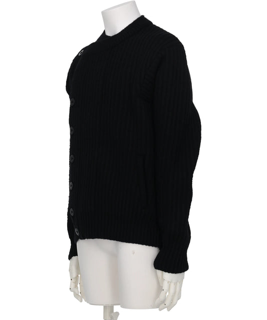 DOUBLE BREASTED KNIT BLOUSON