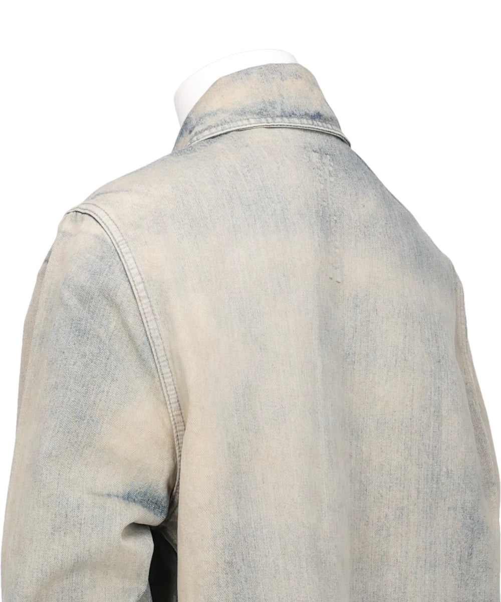 CONCEALED ZIPFRONT JKT - MINERAL PEARL