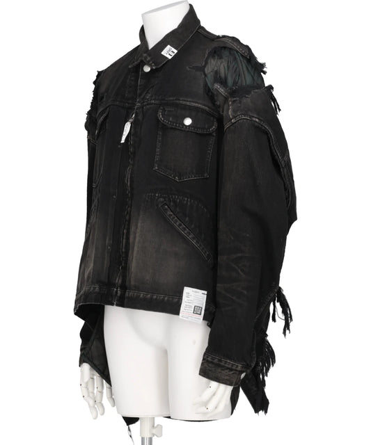 DOUBLE LAYERED DENIM JACKET