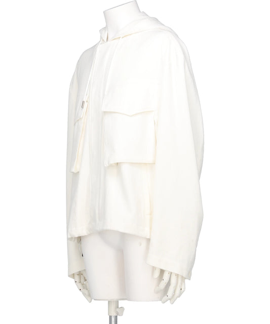 NEP SILK HOOD BLOUSON