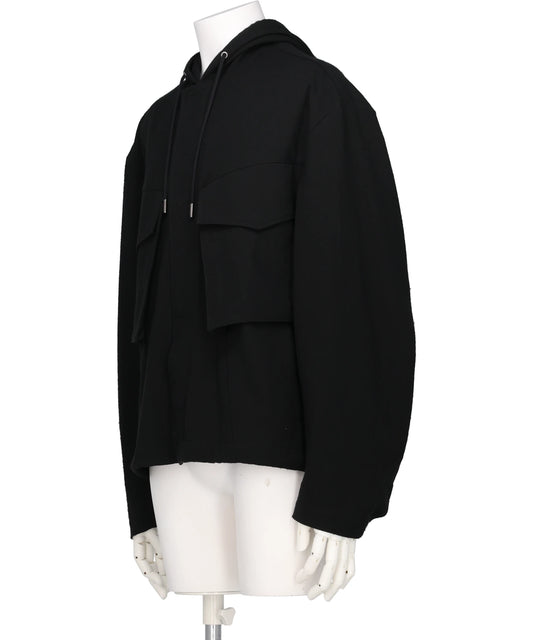 NEP SILK HOOD BLOUSON
