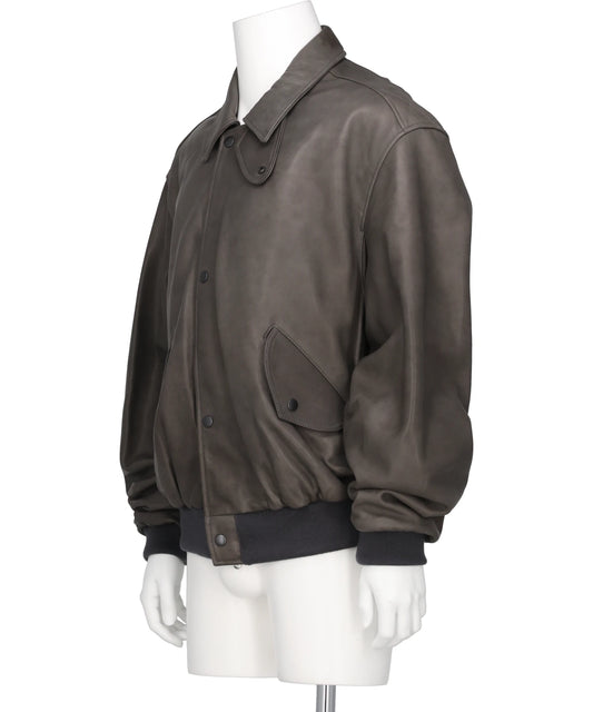 LAMB LEATHER BOMBER JACKET