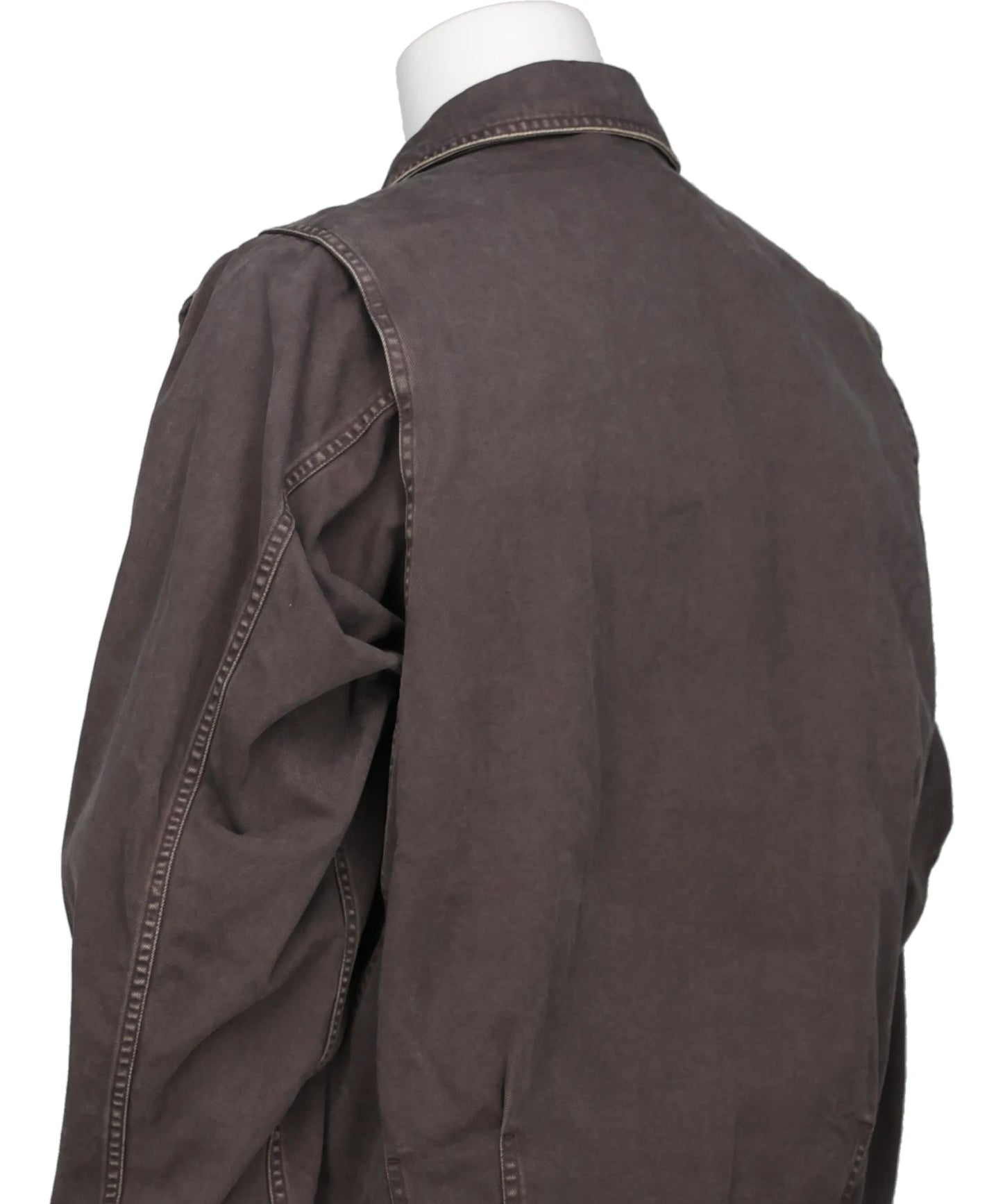 GARMENT-DYE BALLON SILHOUETTE BLOUSON