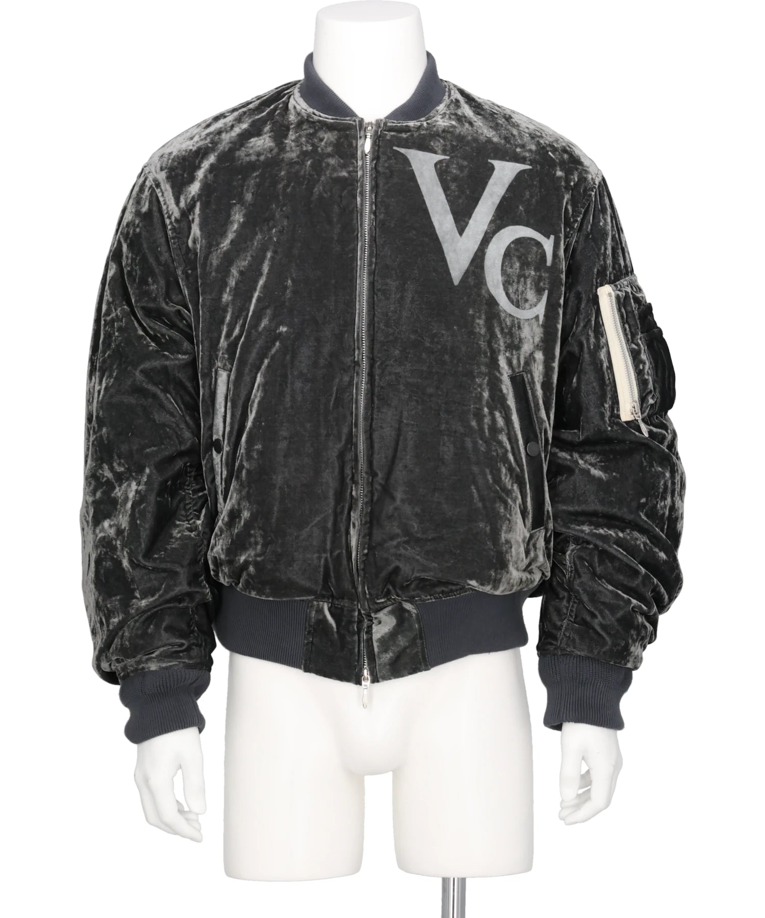 MASU(エムエーエスユー) 2026AW VC VELVET PUFFER BOMBER JACKET