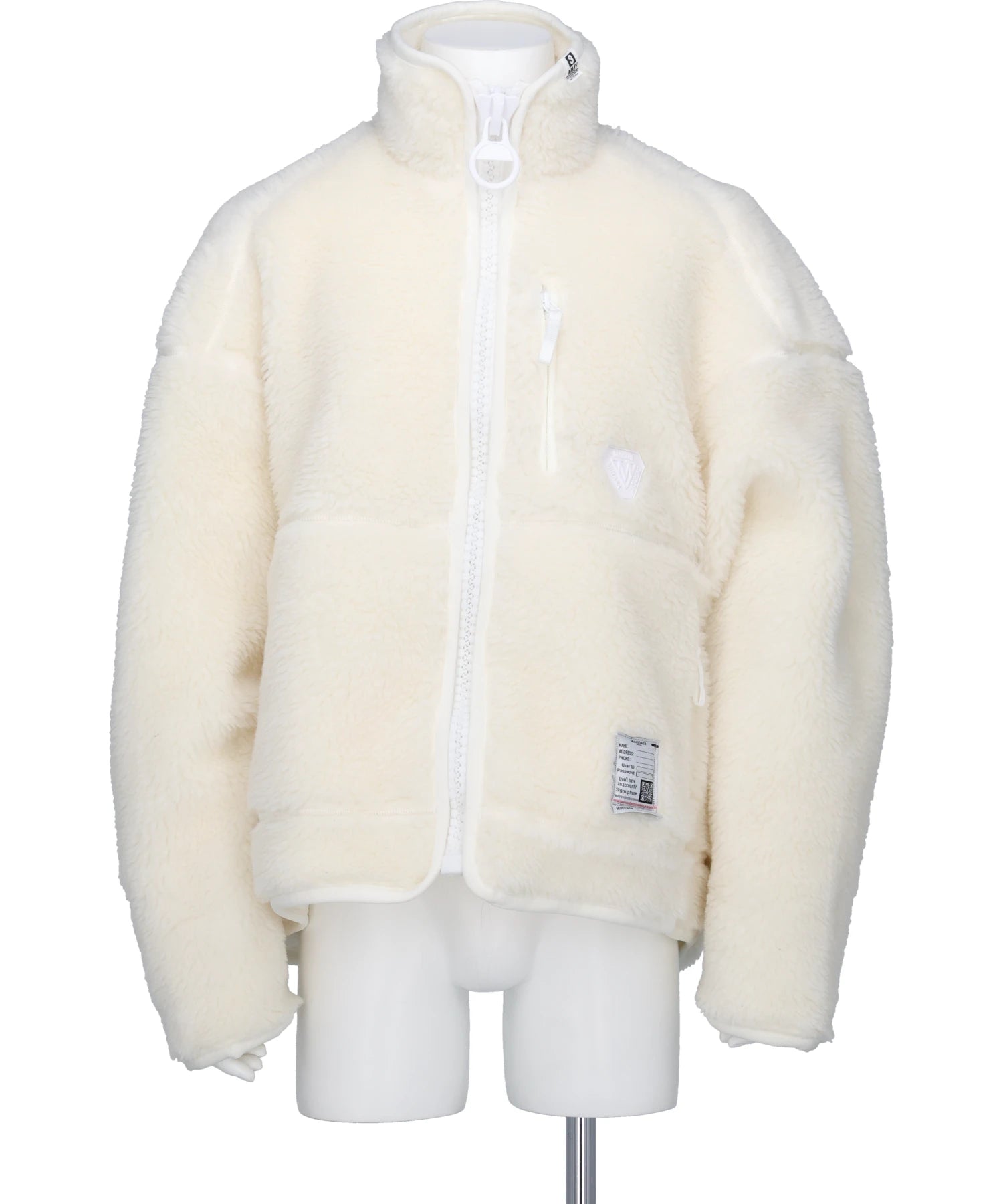 ブルゾン RETRO BOA BLOUSON  white Maison MIHARA YASUHIRO(メゾンミハラヤスヒロ) WIDE BACK BOA BLOUSON