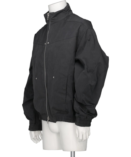 WASHED COTTON PADDED BOMBER LACKET- IRON