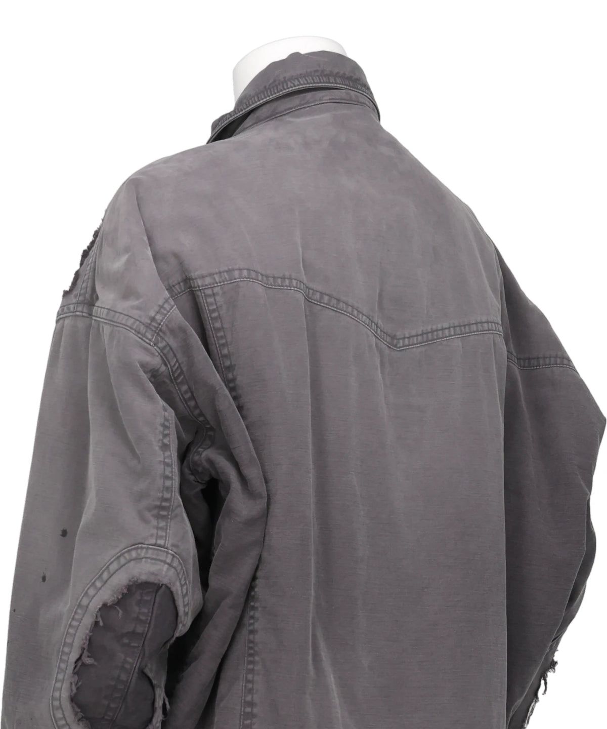 DAMAGED BACK SATIN BL