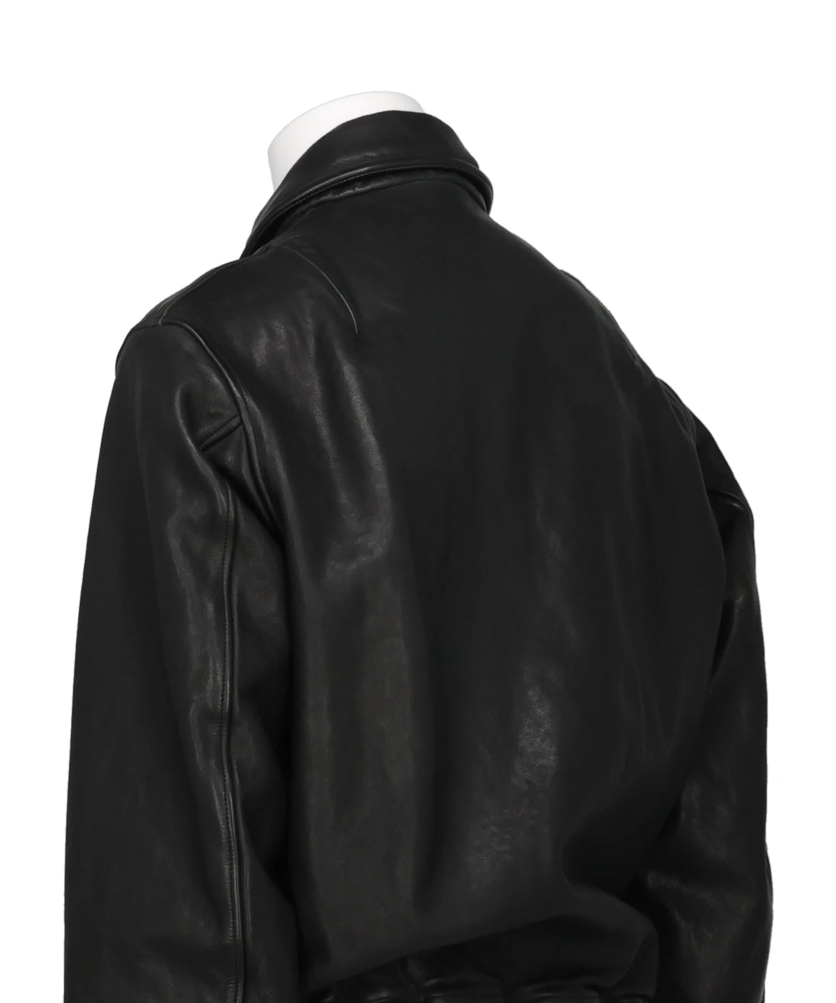 GARMENT DYED COW LEATHER BLOUSON