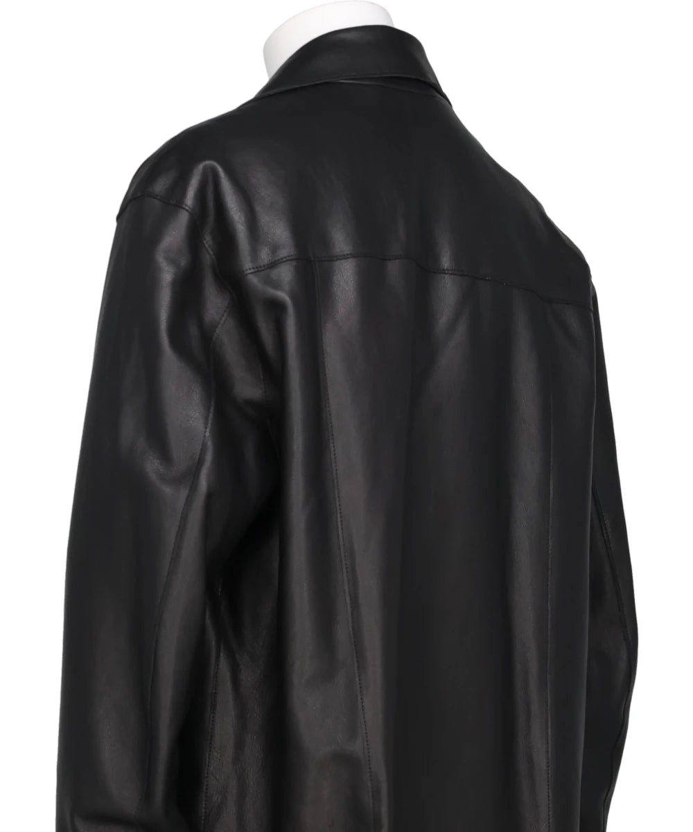 LEATHER CAR JACKET