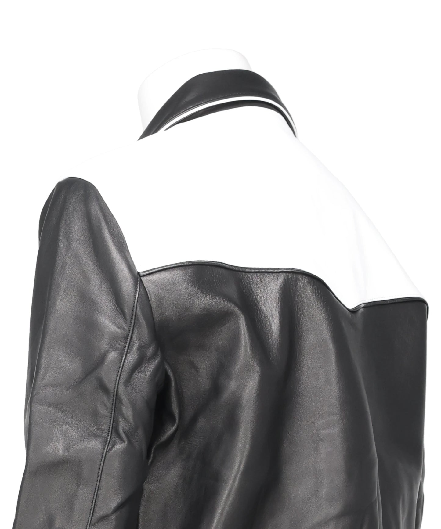 WESTERN LEATHER HARRINGTON JACKET