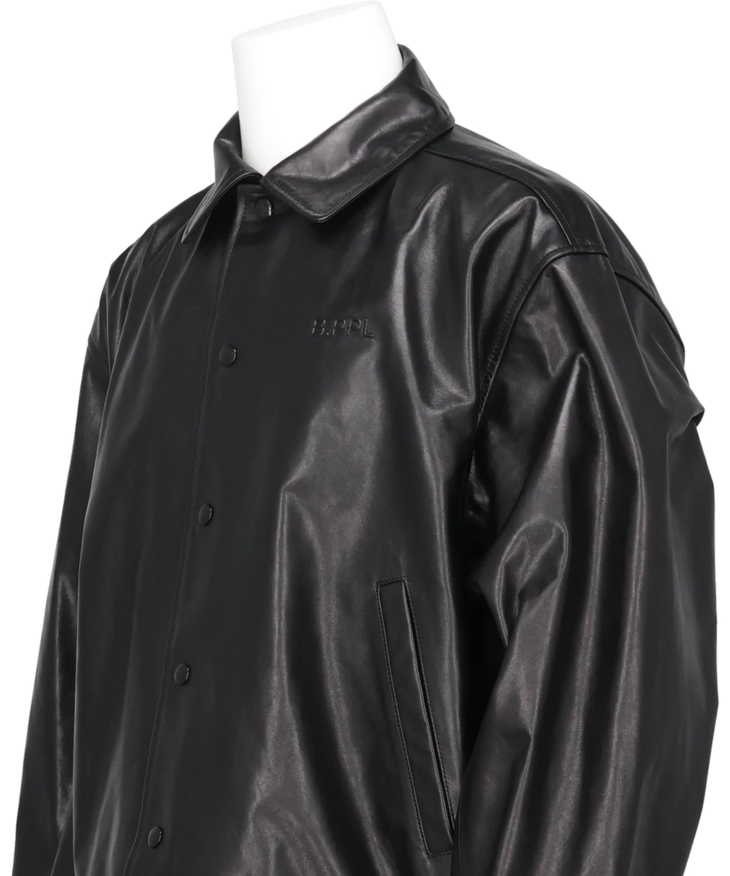 LAMB LEATHER COACH JACKET